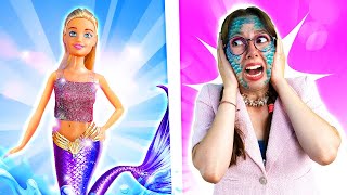 How to Become a Mermaid in Real Life | From Barbie to Mermaid