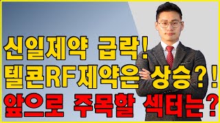 [나는 정수다] 신일제약 급락! 텔콘RF제약은 상승?! 앞으로 주목할 섹터는?!