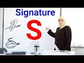 Stylish S signature style | S letter signature style | Signature style of my name