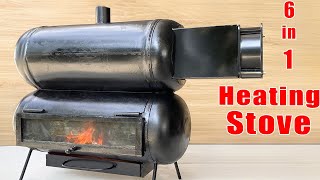 WITHOUT ELECTRICITY super warm heater stove model for winter 2025 – endless heat and free hot water