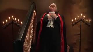 Dracula rising from coffin