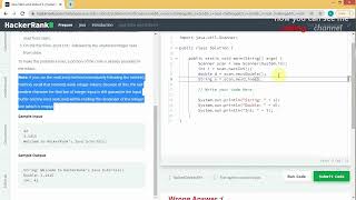 HackerRank - Java #4 - Stdin and Stdout II (My First Star)