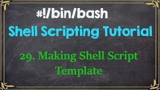 Shell Script Template | Standardize your script creation