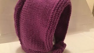 Tuto Tricot Bonnet Echarpe Bebe Poncho Brassiere Bebe Facile 3 6 Mois 9 12 Mois Point Mousse