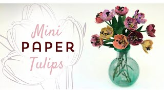 DIY paper flower tips & tricks • Dollhouse Miniature kit