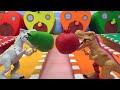 Learn Colors, Shapes, Numbers & Alphabets with Dinos and Animals | Kids Learning Video.