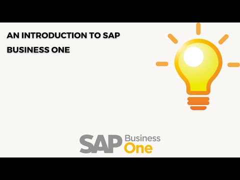 Brief Introduction Of SAP B1 - YouTube