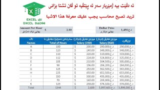 ئەگەر تو کارێ ژمێریاریێ بکەی یان داخلکرنا داتایان بکەین پێتڤیە ڤان تشتان بزانی. وانا 26 ژ ئێکسلی