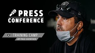 Coach Guenther Excited to Put the Pads On, Details New Additions on Defense | Las Vegas Raiders