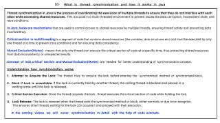 10-Java-Thread-Synchronization #java #multithreading #synchronization