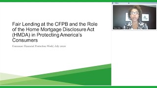 Consumer Financial Protection Week: Home Mortgage Disclosure Act (HMDA) data browser