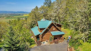 Custom Log Cabin with Majestic Views! ~ Video of 550 53rd Ave. NW