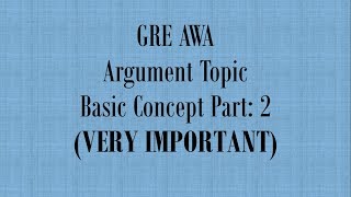 Lecture 4: AWA Argument (Part 2)