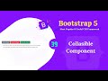 Bootstrap 5 collapse component.