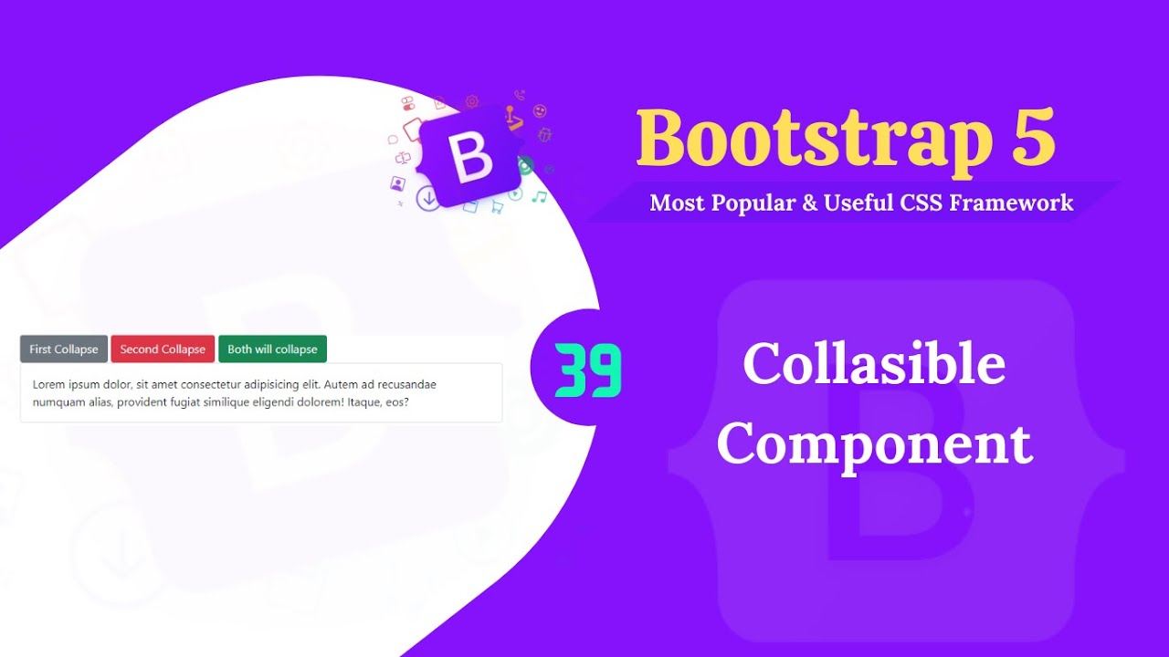 Bootstrap 5 Collapse Component. - YouTube