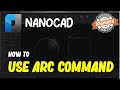 nanocad how to use arc command