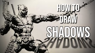How to Draw Shadows - How to Shade an Entire Figure (Easy Step by Step Drawing Tutorial)