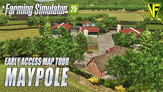 A Great Multi Farm Map! | Maypole | FS25 Map Preview