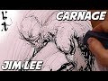 Jim Lee drawing Carnage