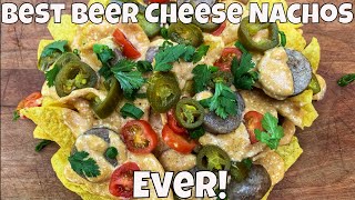 Beer Brat Nachos on the PitBoss Flat Top Griddle | Bratchos !!