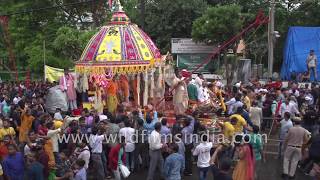 Thousands of devotees gather at Rath Yatra Mahotsav at Haus Khas, Delhi