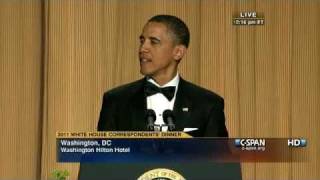 C-SPAN: President Obama at the 2011 White House Correspondents' Dinner