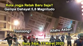 BARU SAJA Gempa Dahsyat Jogja Hari ini 17 Maret 2023, Warga Berhamburan! Gempa Yogyakarta