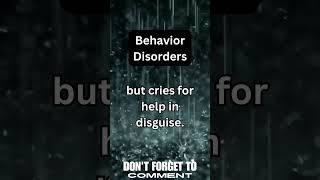 Warning Sign of Behavior Disorders Revealed