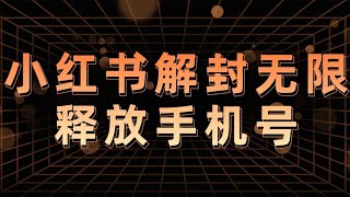 小红书无限释放手机号技巧，账号如何秒解封？快来掌握这些技巧吧！