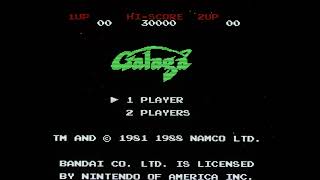 Galaga Intro (NES) - Sony BVM-D32 (Reference CRT Monitor)