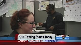 911 Texting Starts Monday