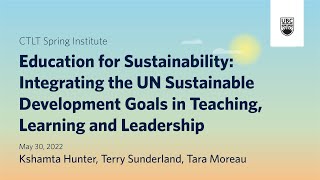 Integrating the UN Sustainable Development Goals in Teaching, Learning, and Leadership