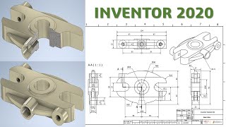 Inventor 2020 Tutorial #155 | 3D Modeling Basic