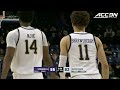 stonehill vs. notre dame game highlights 2024 25 acc men’s basketball