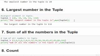 22 Python Tuple Methods