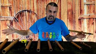 Native American Flutes - Demonstrating Different Flute Keys - Blue Bear Flutes