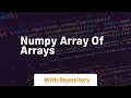 numpy array of arrays
