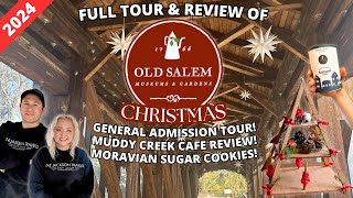 Holidays at Old Salem: FULL Tour & Review | General Admission Tour, Christmas Cookies, & More | 2024