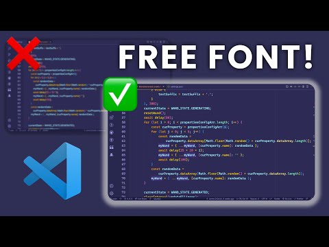 My Favorite FREE VS Code Font in 2022 - Install and Setup with FONT LIGATURES!