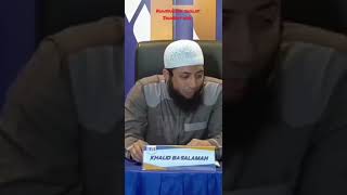 khusyuknya sholat sahabat nabi. Ustadz khalid basalamah