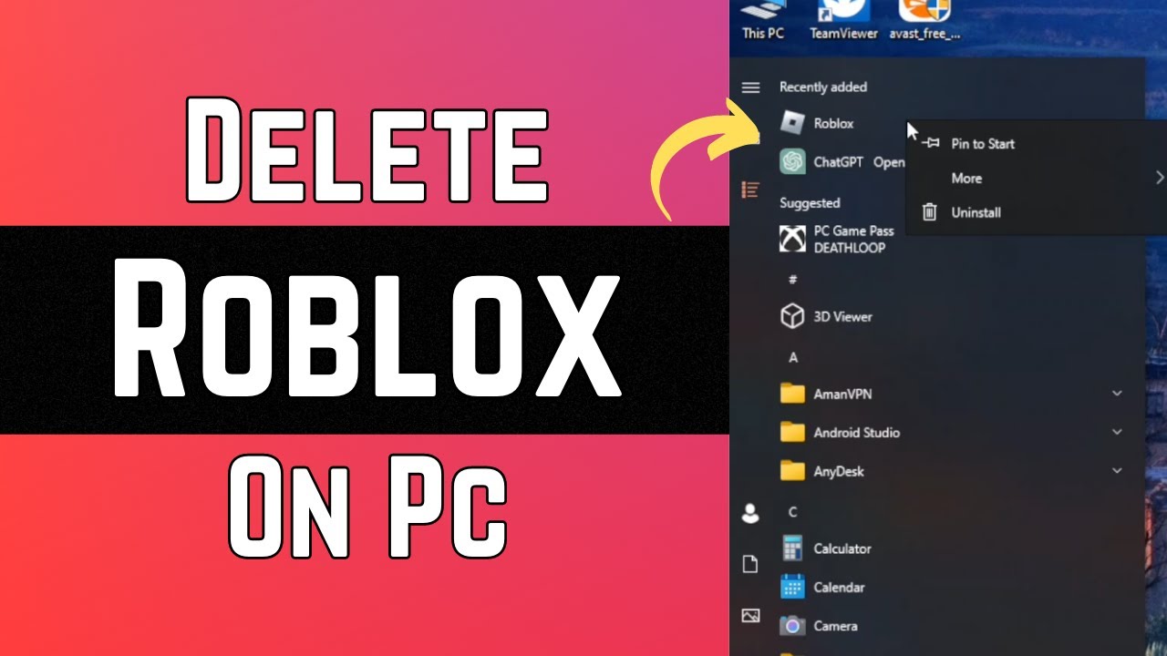 How To Delete Roblox On PC | Uninstall Roblox On Computer (2023 ...