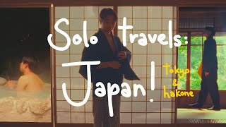 solo traveling to japan | tokyo shopping, hidden gems, hakone mountains \u0026 onsens!