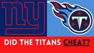 The STRANGEST CHEATING CONTROVERSY of the 2000 NFL Season | Giants @ Titans (2000)