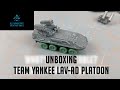 Unbox and look at - Team Yankee LAV-AD platoon