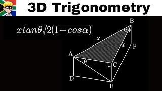 3D Trigonometry grade 11 and 12