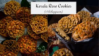 Authentic Kerala Rose Cookies | How to make Eggless Achappam Recipe