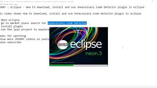 IPGRAY : eclipse - How to download, install and use Unnecessary Code Detector plugin in eclipse