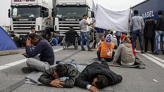 Migrants : manifestations avant l'entrée en vigueur de l'accord UE-Turquie