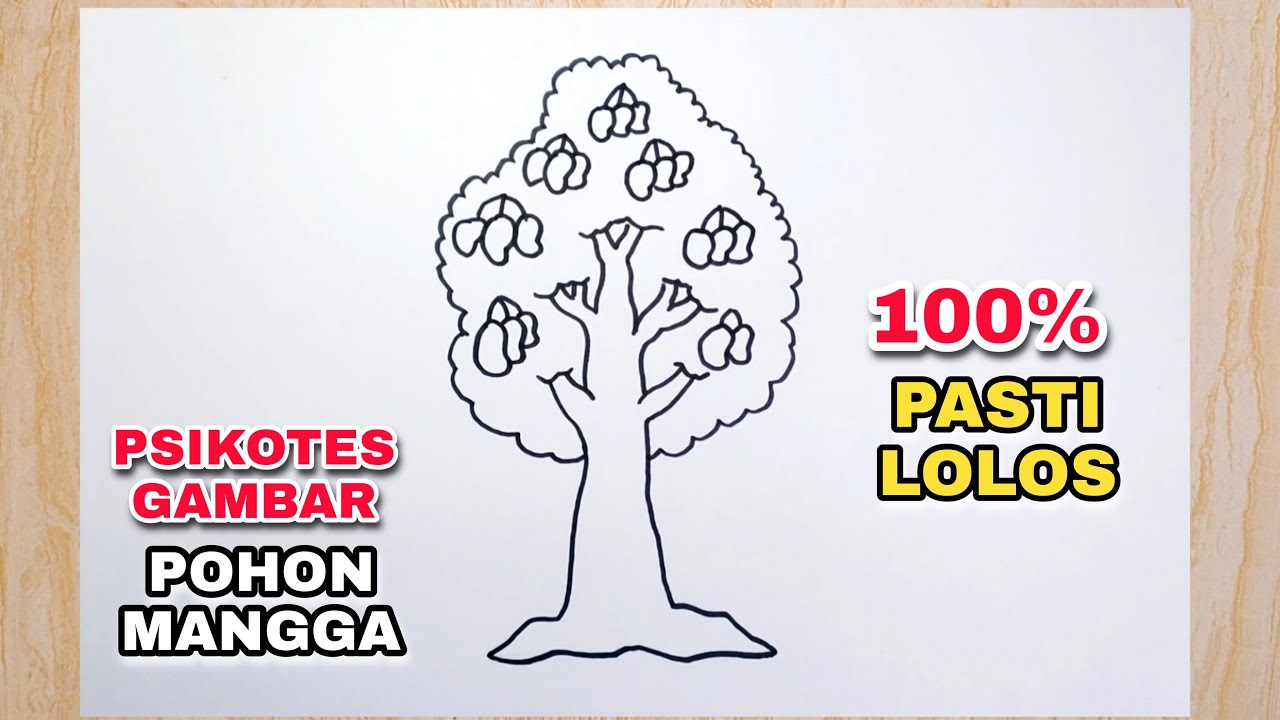 Psikotes Gambar Pohon Mangga - Gambar Pohon Psikotes - YouTube