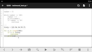 Qpython tutorial - 26 Continue Statement